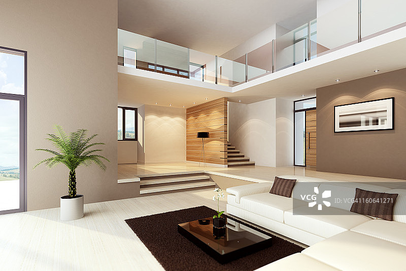 豪华住宅室内设计图片素材