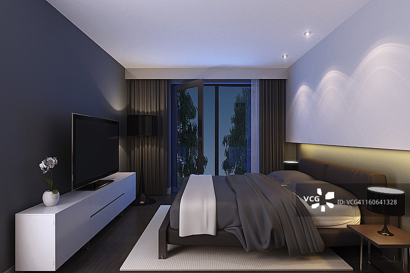 豪华卧室图片素材