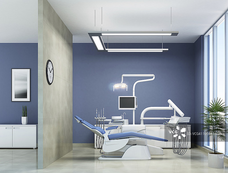 现代牙科诊所图片素材