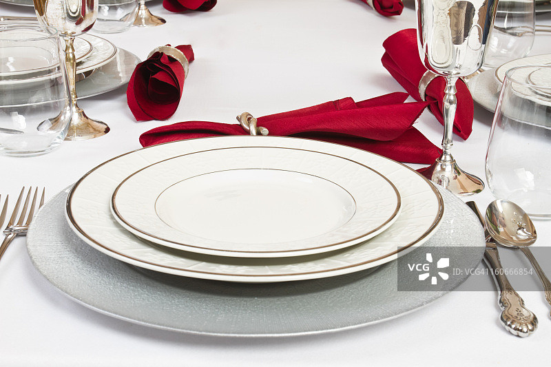 精美餐桌布置图片素材