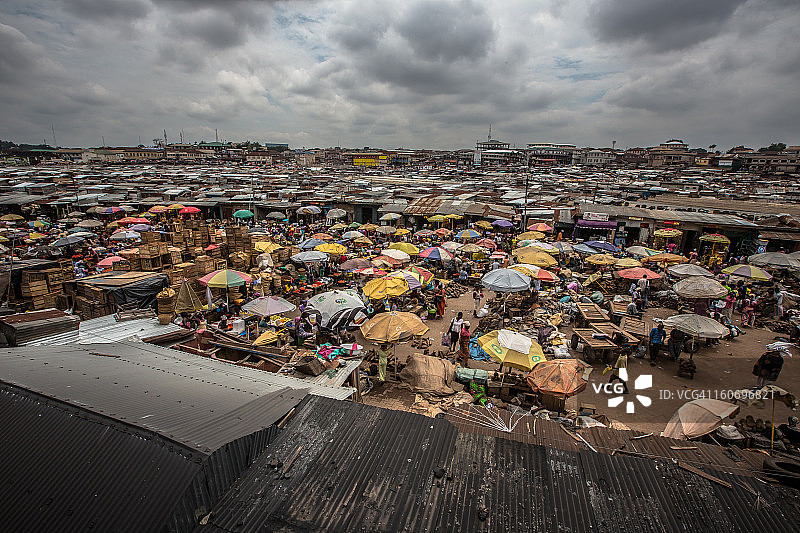 库马西凯杰蒂亚市场图片素材