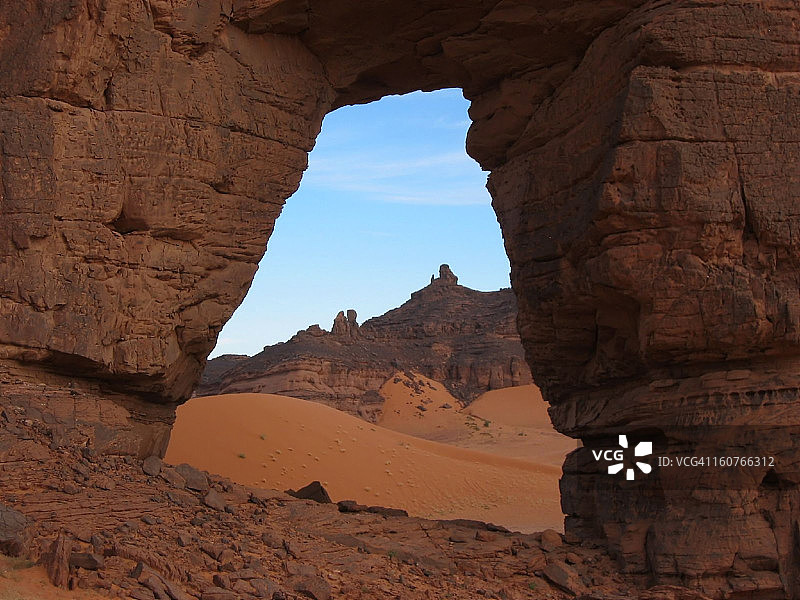 利比亚塔德拉特阿卡库斯福尔扎加拱门图片素材