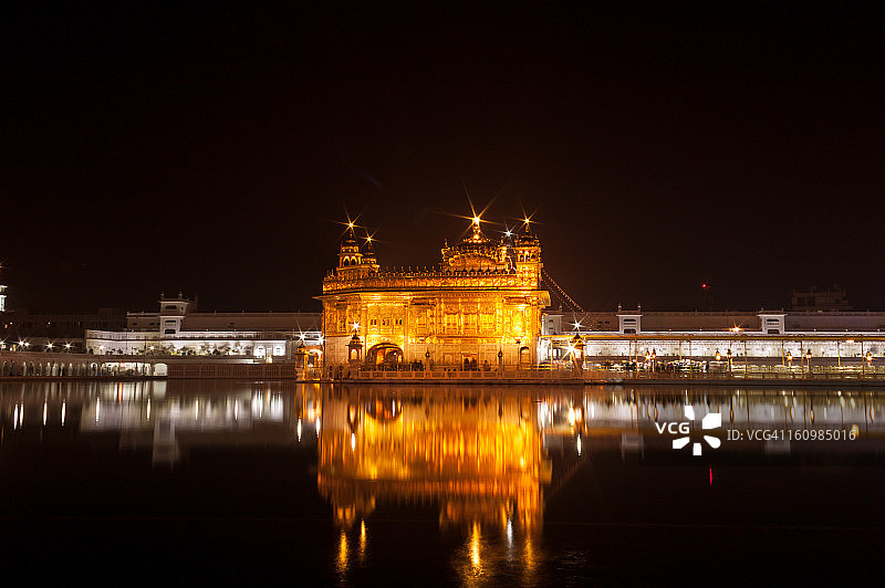 金庙夜景图片素材