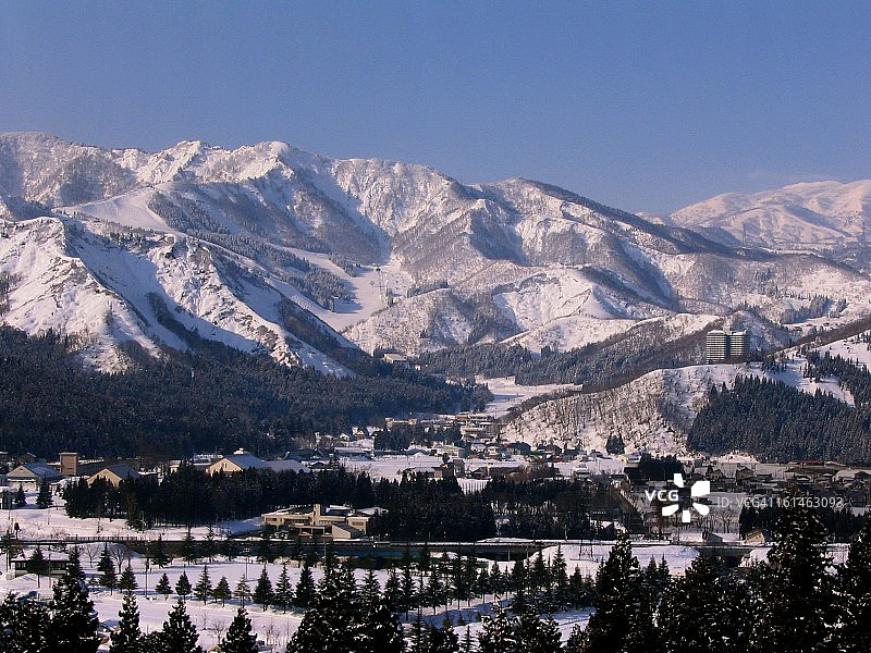 新泻滑雪场图片素材