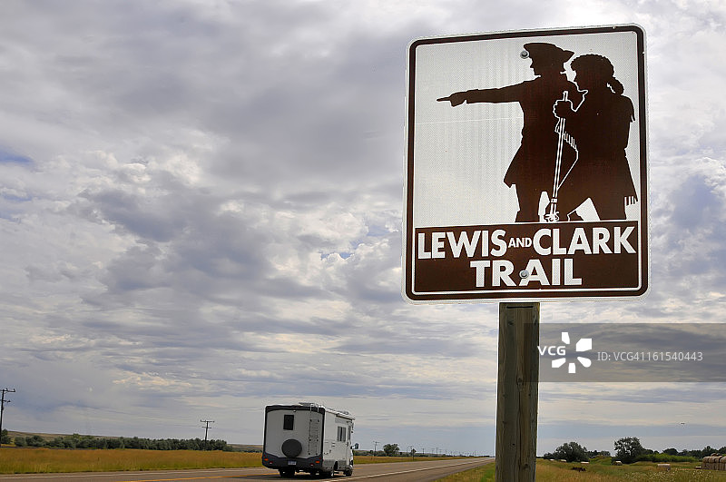 刘易斯与克拉克小径，美国2号公路，蒙大拿州图片素材