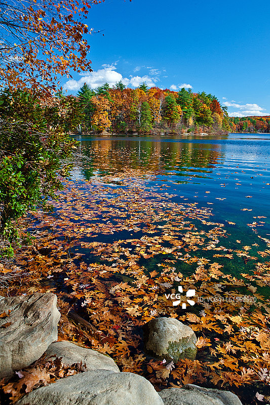 新英格兰的秋天图片素材