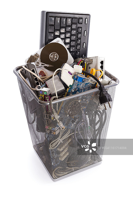 电脑垃圾箱图片素材