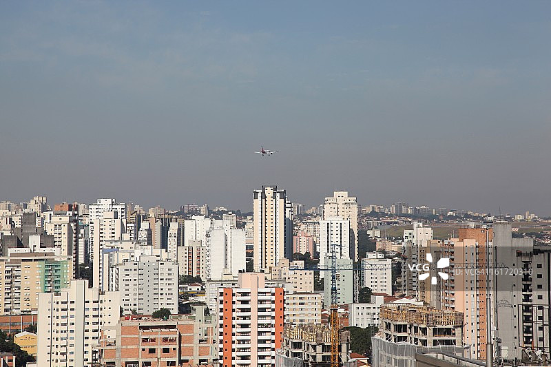 孔戈尼亚斯机场降落实拍图片素材