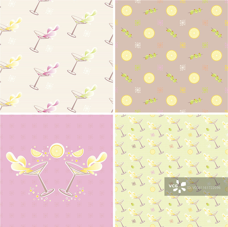 马提尼图案图片素材