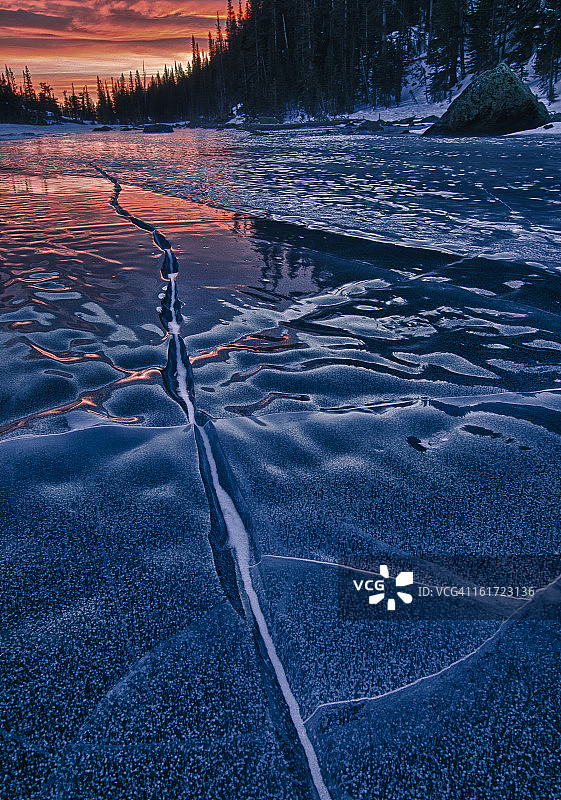 冰冻火焰纹理图片素材