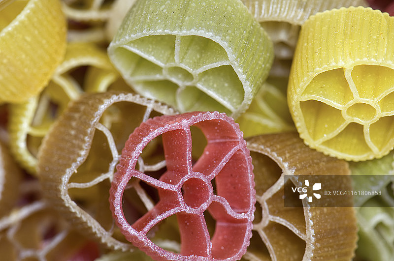 干燥意大利面特写镜头图片素材