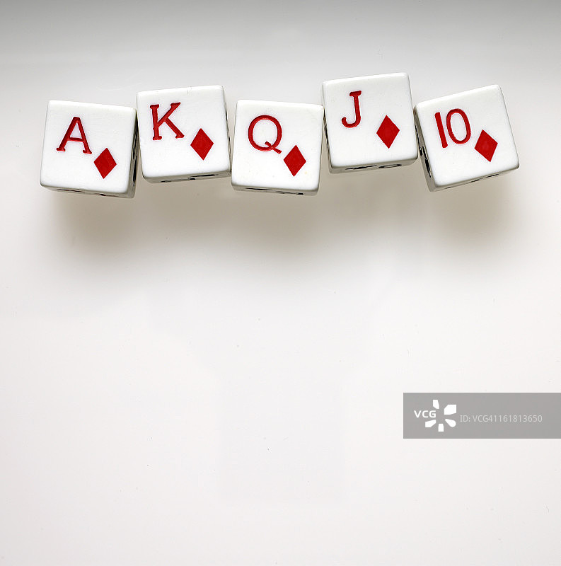 扑克牌骰子图片素材