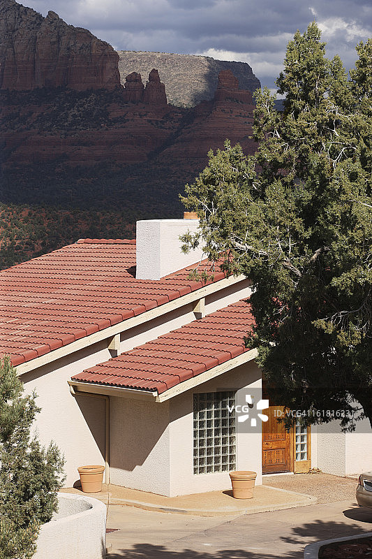 奢华庭院入口门面图片素材