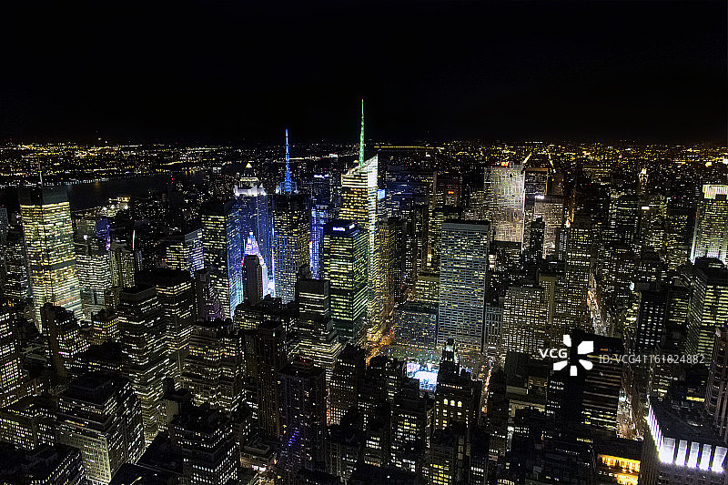 时代广场高角度景观图片素材