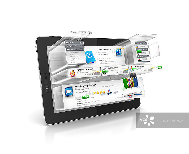 平板电脑编程和构建软件图片素材