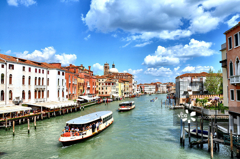 威尼斯运河风光图片素材