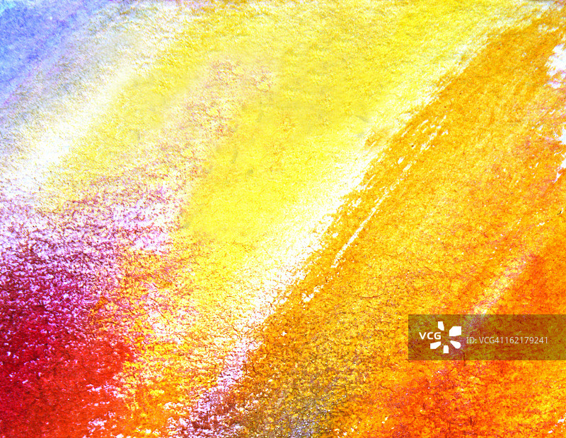 粗糙纸上的油画棒和水彩图片素材