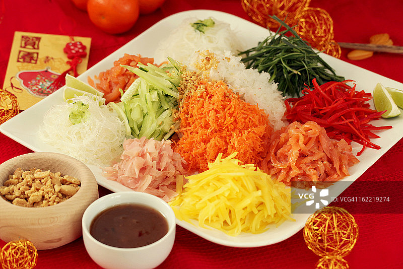 春节鱼生图片素材