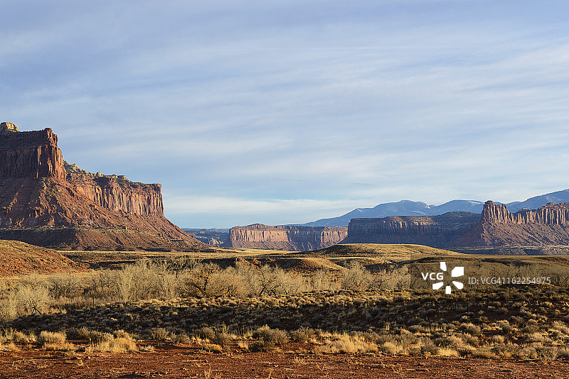 风景秀丽的峡谷地貌图片素材