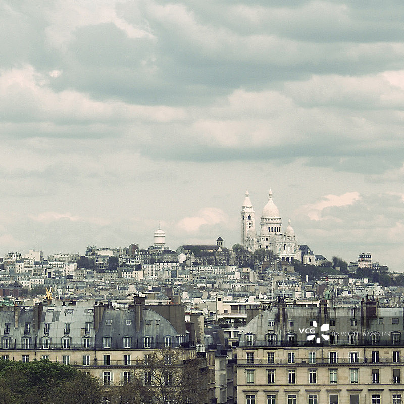 巴黎圣心大教堂图片素材