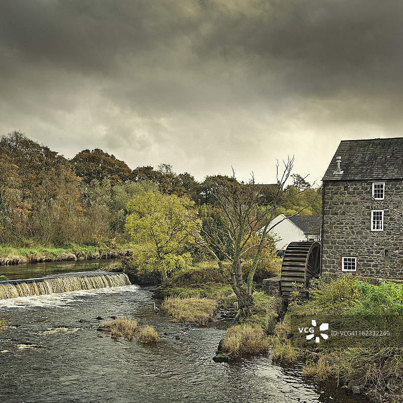 布什米尔斯的水磨坊图片素材