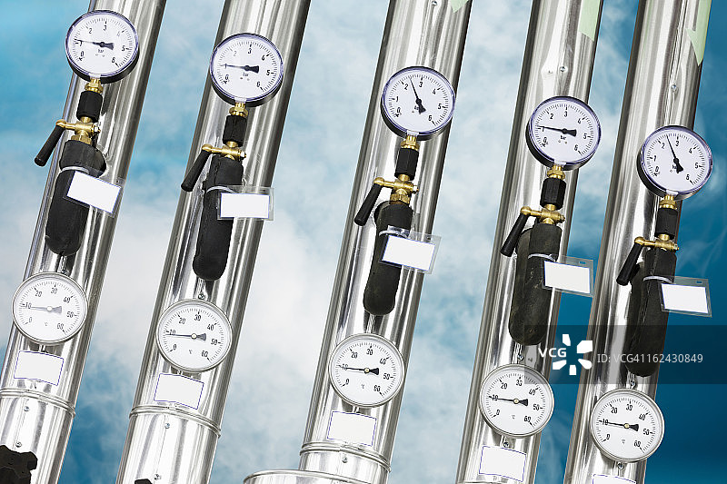 供暖系统的工业装置图片素材