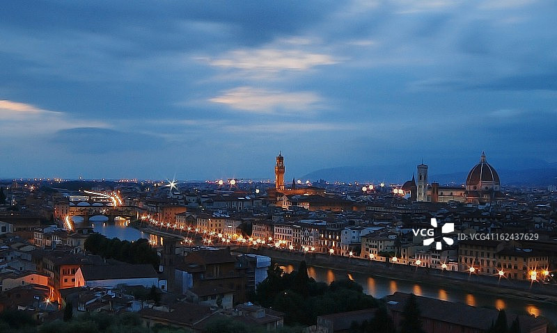 从米开朗基罗广场看佛罗伦萨图片素材