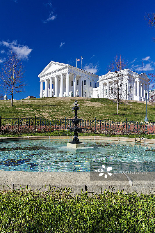弗吉尼亚州里士满的州议会大厦图片素材