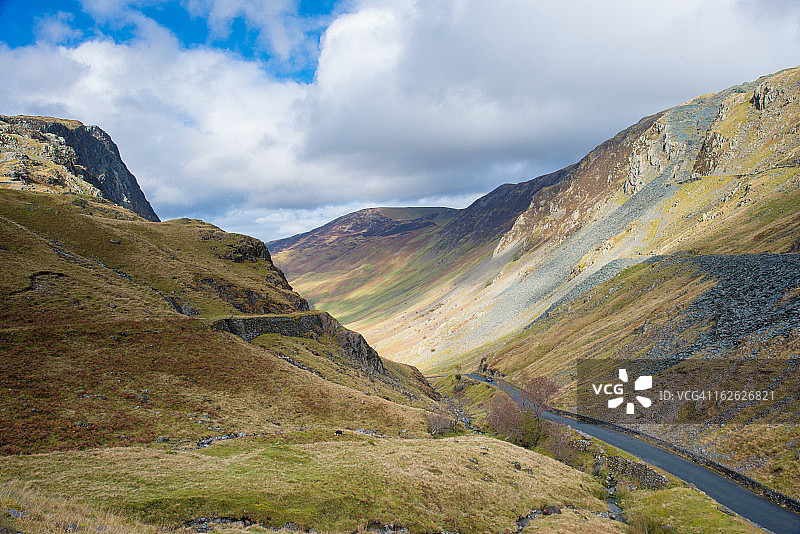 通往巴特米尔的霍尼斯蒂山口图片素材