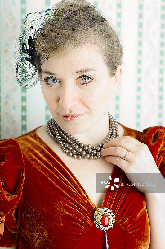 二十世纪初的复古时尚图片素材