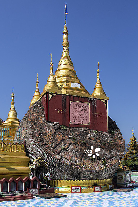 勃固瑞摩都佛塔图片素材