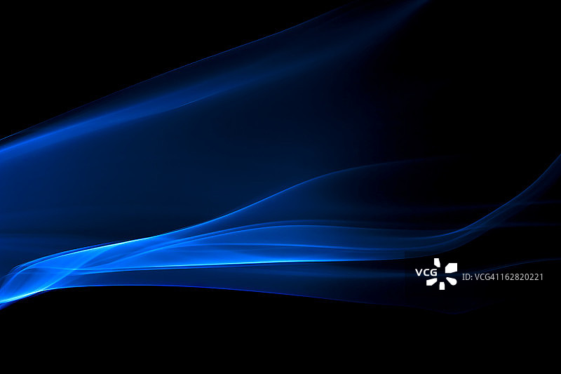 蓝色创意抽象活力烟雾照片图片素材