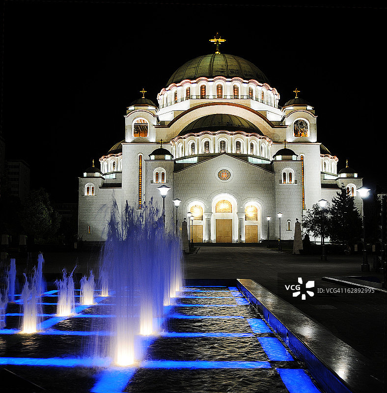 圣萨瓦寺（塞尔维亚，贝尔格莱德）图片素材