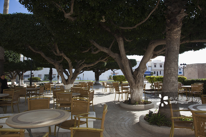 突尼斯马赫迪耶城镇细节图片素材