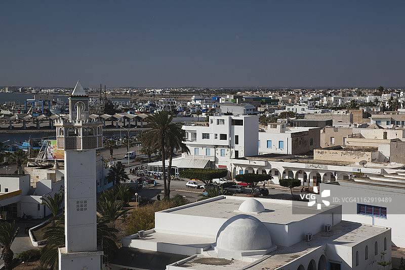 突尼斯马赫迪耶城镇风光图片素材