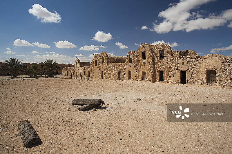 突尼斯埃尔赫内哈村庄细节图片素材