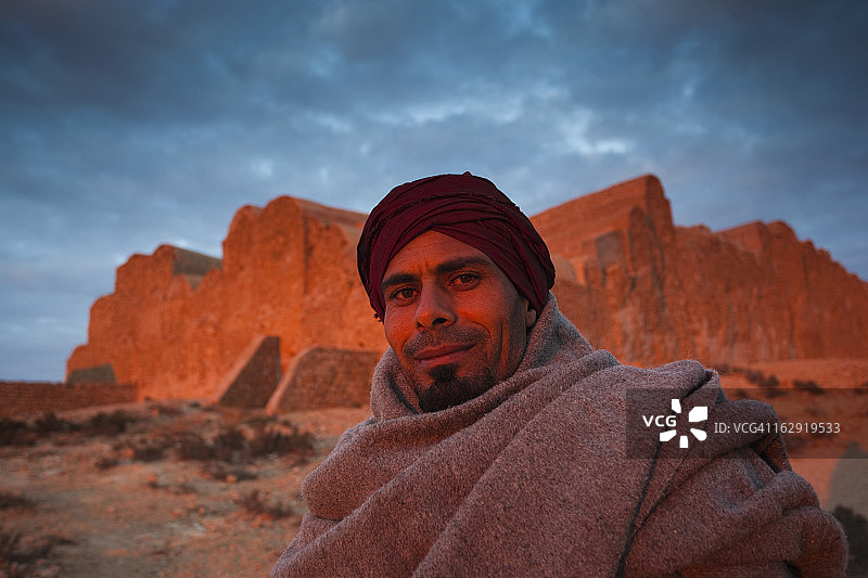 苏丹库莱布村，突尼斯图片素材