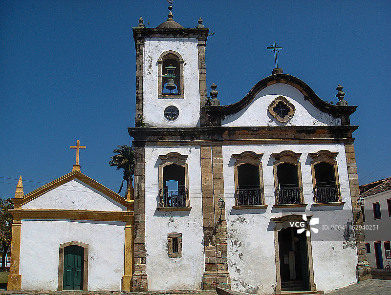 巴西帕拉蒂圣丽塔·德·卡西亚教堂图片素材