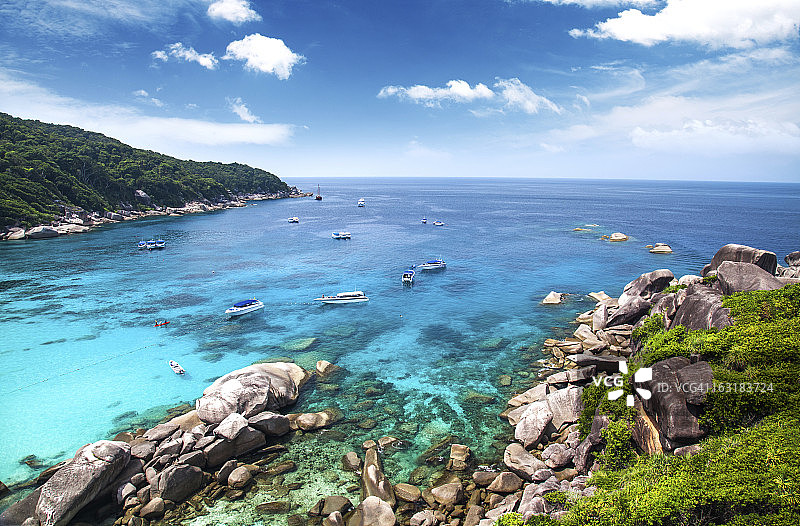 斯米兰群岛，泰国图片素材