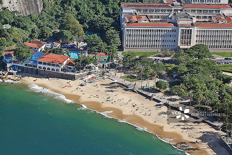 红色海滩图片素材