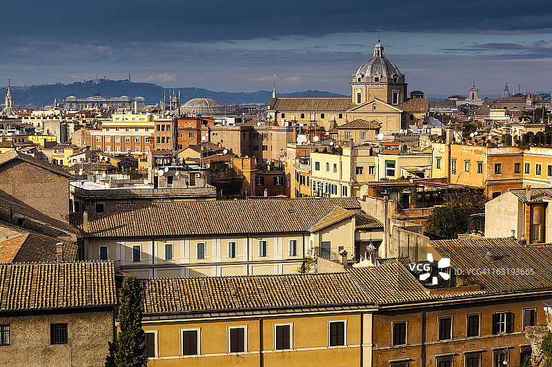 从卡比托利欧山看城市图片素材