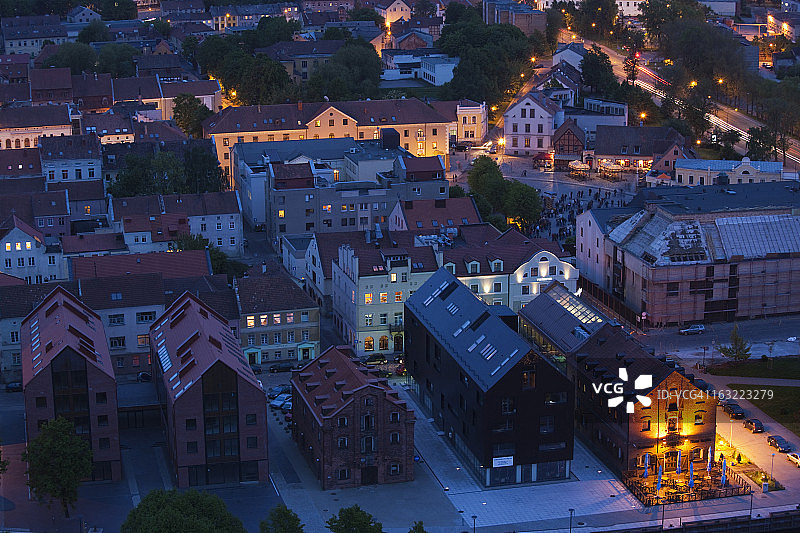 立陶宛克莱佩达城镇风光图片素材