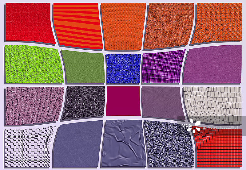 3D数字拼布图片素材