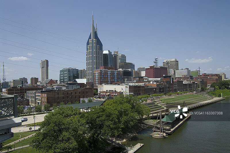 纳什维尔天际线图片素材