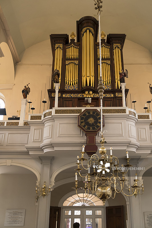 老北教堂内景图片素材