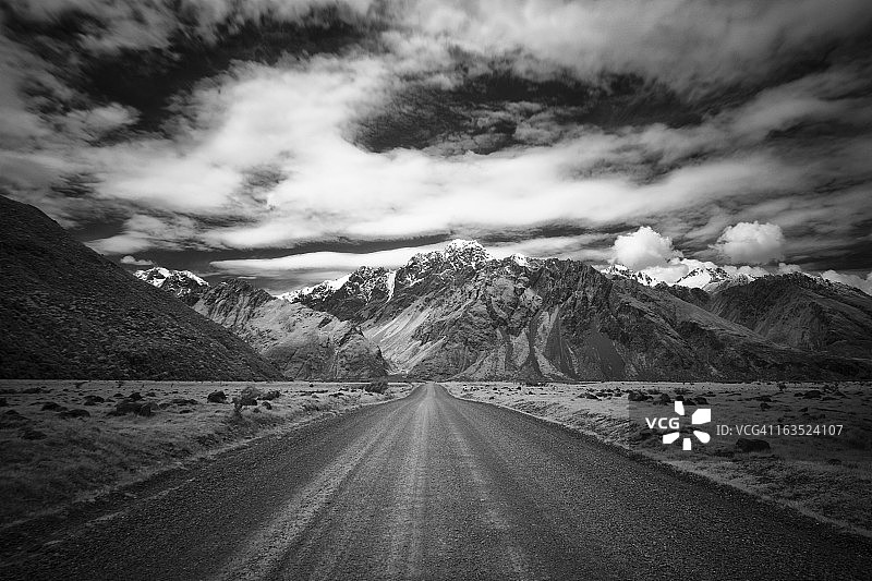 新西兰塔斯曼谷路图片素材