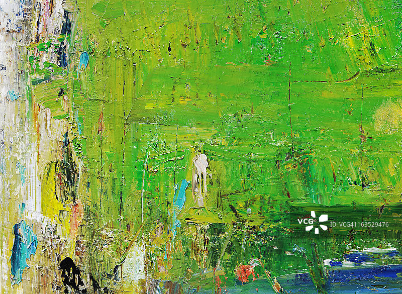 抽象的绿色艺术背景。图片素材