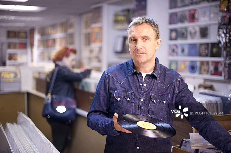唱片收藏家图片素材