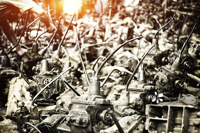 废品回收站图片素材