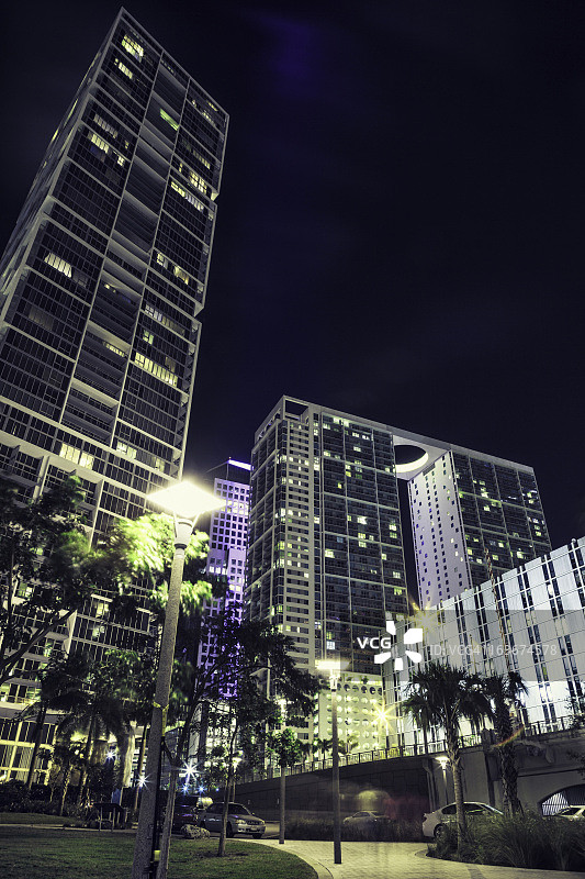 迈阿密城市布里克尔建筑群图片素材